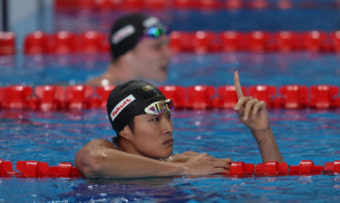강원자치도청 김우민, 세계선수권 자유형 400m 금메달...박태환 이후 13년 만에 한국 금메달