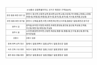 '강원 8개 선거구 현행 유지 공직선거법 개정안' 국회 본회의 통과