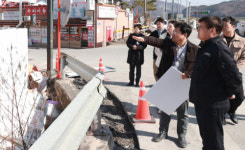 [포토뉴스]최명서 영월군수, 주천청정링크 현자 진행 상황 점검