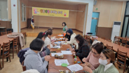 평창군가족센터, 봉평면에서 코바늘뜨기 수업 실시