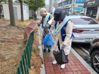 [포토뉴스]원주 사랑뜰장애인주간보호소 환경정화 활동