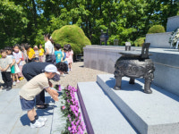[포토뉴스]대한민국전몰군경미망인회 강원자치도지부 무궁화 나눠주기 행사