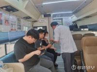 [포토뉴스]원주 성모병원 임직원 헌혈행사