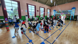 [포토뉴스]망상초교 학부모회 1박2일 캠핑 및 해변가 플로깅 정화 활동