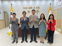 [포토뉴스]정병훈 IM뱅크 강원본부장 원주시 방문