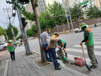 [포토뉴스]북삼동지역자율방재단 배수시설 점검