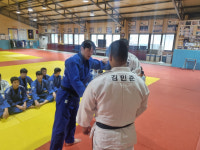 파리올림픽 동메달리스트 한주엽, 강원 미래인재 선수 멘토 특강 눈길