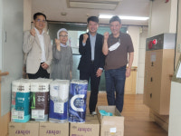 [포토뉴스]강원중기청, 12일 춘천시립양로원에서 추석맞이 나눔행사