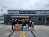 [포토뉴스]양구지역 한우농가 럼피스킨병 확산 방지 위문품 전달