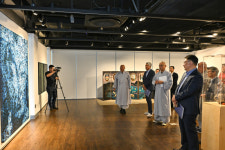 [포토뉴스] 정암사, 아리샘터에서 수마노탑 국보 승격 기념 전시