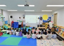 [포토뉴스]경동대 치위생과 원주 은하수어린이집서 구강보건교육