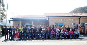 [포토뉴스] 홍천 서면 팔봉1리 마을회관 준공식