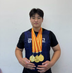 강원체고 김훈, 전국주니어역도선수권 3관왕