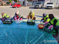 [포토뉴스]원덕농협 사랑의 백김치 전달