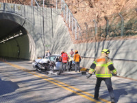강릉시 동해 1터널 인근서 차량 충돌사고...70대 1명 숨져