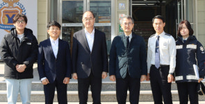 [포토뉴스]김승룡 강원소방본부장, 영월 한국소방마이스터고등학교 방문