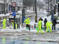 [포토뉴스]동해지역 곳곳 제설작업 구슬땀