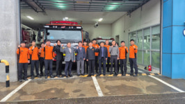 [포토뉴스]여중협 강원도 행정부지사, 횡성소방서 우천119안전센터 방문