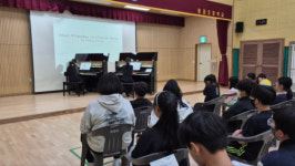 꿈나무를 위한 찾아가는 음악회 태백 동점초서 진행