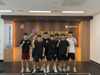 상지대 태권도팀, 전국체전 앞두고 강원스포츠과학센터서 체력 점검