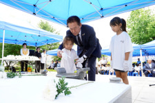 [포토뉴스] 대한노인회 홍천읍분회 6·25 기념 헌화 및 분향