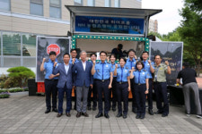 [포토뉴스]NH농협은행 동해시지부, 동해해양지방경찰청에서 간식행사 개최