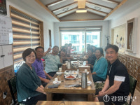 [포토뉴스]강릉 안목 번영회 복달임 행사