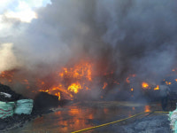 태백 주택서 화재…인근에 있던 교회도 불 타