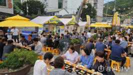 ‘7m 불판에서 벌이는 ‘광부 돌구이’의 향연’…광부밥상 축제 개막