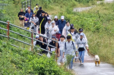 비 속에 더 깊어진 교감, 마실중DOG 성황