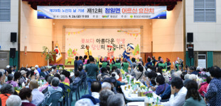 [포토뉴스]횡성군 청일면 어르신 효잔치