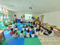 [포토뉴스]원주 은하수어린이집 구강보건교육