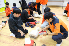 [포토뉴스]한국소방마이스터고 도소방학교에서 훈련
