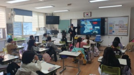 [포토뉴스]6·25참전유공자회 원주시지회 일산초교서 6·25전쟁 바로 알리기 교육