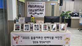 태백 철암동 홀몸 어르신 반려식물 지원사업 사진전시회