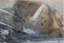 원주 지정면서 광역상수관로 파손…주변지역 단수 예고