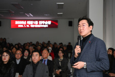 [포토뉴스]원주시, 태장1동서 올해 첫 연두순방