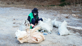 [포토뉴스]양구 국토정중앙면새마을 지도자·부녀회 국토대청소운동