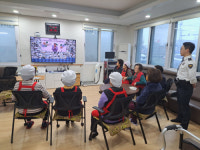 [포토뉴스]태백경찰서 스마트 경로당 활용 봄철 노인 교통사고 예방 활동