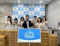사회적협동조합 돌고도네이션, 춘천북부노인복지관에 대체식 전달