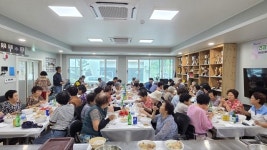 [포토뉴스]진부면 하진부8리, 어르신 삼계탕 대접