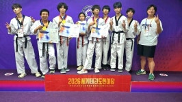 원주 효성태권도, ‘2026 세계태권도한마당’서 금3·은2 쾌거