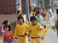 포항 달전초교 수요일은 걸어서 학교 간 day