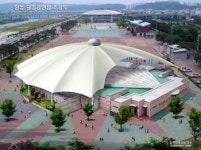 안동 탈춤공연장, 돔 얹은 전천후 공연장으로