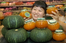 (포토)웰빙식품 단호박 인기