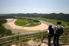 육지속의 섬마을 예천 회룡포 1단계 공사 마무리