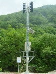 포항 죽장면 하옥계곡에 재난 경보기 설치
