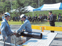 한국수자원공사 구미권관리단, 수돗물 관로사고 대응 모의 훈련
