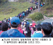 장기 말목장성터~구룡포봉수대 3km ‘달빛 산행’