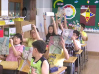 파동초교, 이쾌대 작품 감상 교육